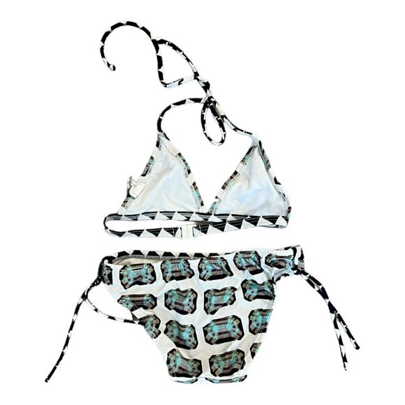 Aguaclara Girls Bikini 2 Piece Swimsuit Size 4 - Picture 2 of 5